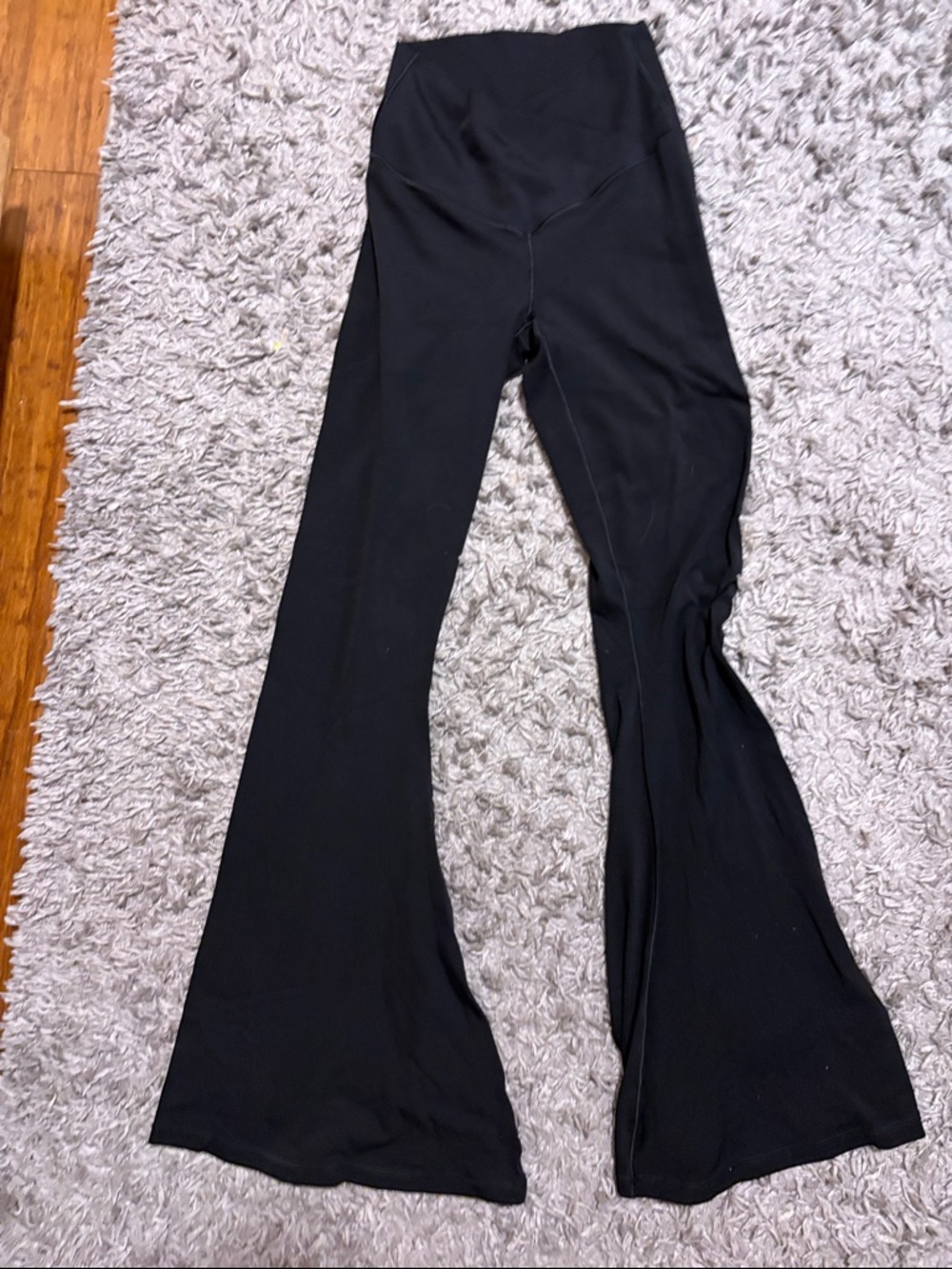 aerie Black High-Waist Flare Leggings